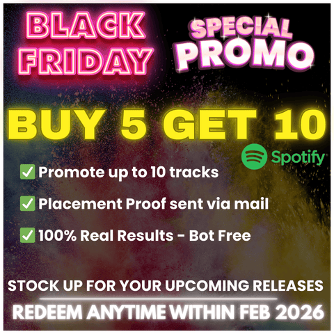 5 + 5 FREE - HUGE SPOTIFY PROMOTION